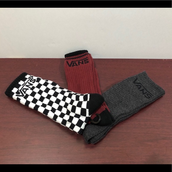 Vans Crew Blue, Multicolor, White, 3 Pair - Picture 3 of 9